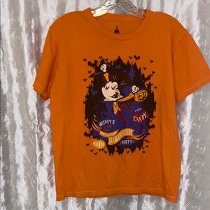 Disney Parks Mickey’s Not So Scary Halloween Party Shirt Youth Size Large 🔥 C1